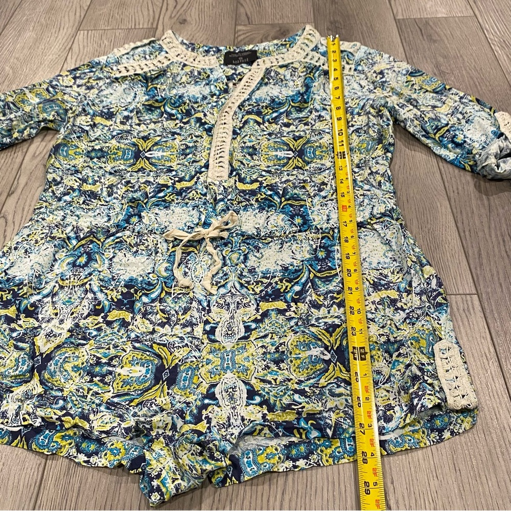 Twelfth Street by Cynthia Vincent Romper Women’s S Multicolor Snap Button 110572 - Picture 10 of 16